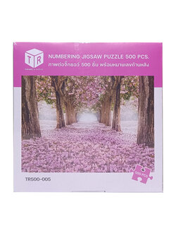 Jigsaw Puzzle ตัวต่อจิ๊กซอว์ 500 ชิ้น TR500-005 Landscapes วิวธรรมชาติ Forest Garden รูปป่าไม้และดอกไม้ MagicLand6