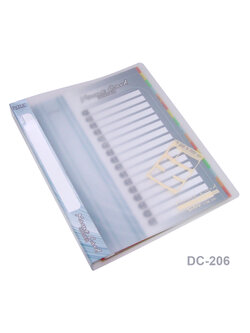 DC-206 16 หยัก ก-ฮ, สีขาวขุ่น