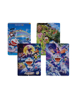 Jigsaw Puzzle ขนาด L Doraemon ตัวต่อจิ๊กซอว์โดราเอมอนพร้อมถาดรอง ของเล่นเสริมการเรียนรู้ Wanna MagicLand6
