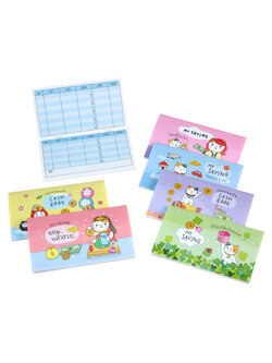 สมุดเงินออมแคชบุ๊ค ปกลายแมวนักออม