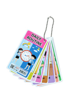 บัตรคำ Flashcards พกพา ชุด24ใบ