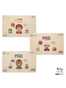 Block NanoBlock Brand Model Shop Creative KFC Mcdonald Starbuck Building Variant ชุดตัวต่อจิ๋ว บล๊อคจิ๋ว แบรนด์ร้านค้า ของเล่นเด็ก
