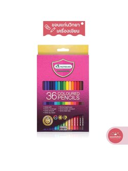 ดินสอสี Master Art มาสเตอร์อาร์ต สีไม้ หัวเดียว รุ่นใหม่ 36 สี จำนวน 1 กล่อง