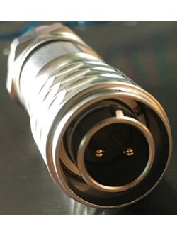 2pole male #2sqmm 13A, cable OD.5-8mm IP67 "SF1210/P2II"