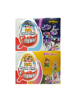 Kinder Joy Surprise Egg Set Natoons Chocolate Variant ช็อคโกแลตคินเดอร์จอย ไข่ของเล่น
