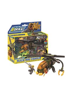 Block BIKKU Series 2 VW-016 ALIEN BUG FIGHTER ชุดตัวต่อโก้บิคคุ เอเลี่ยนบัทไฟต์เตอร์ ของเล่นเด็กลิขสิทธิ์แท้จากญี่ปุ่น