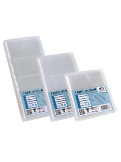 Card Book with transparent covers