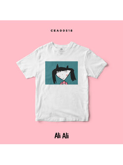 เสื้อยืด พิมพ์ลาย T-SHIRT Ali Ali Charming CEA00518 #เสื้อ #เสื้อยืด #AliAli #SHOPTER