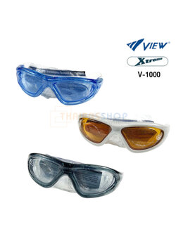 (ของแท้ 100%) VIEW แว่นตาว่ายน้ำ/เจ็ทสกี รุ่น V-1000 UV Cut เคลือบ Anti-Fog ลดการเกิดฝ้าไอน้ำ