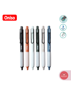 ปากกาเจล Gel Ink Pen โอนิโซ Oniso สีน้ำเงิน หัว 0.5 มม. รุ่น ONI-9133 จำนวน 1 ด้าม