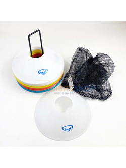 (ของแท้ 100%) มาร์คเก้อ ชุด 40 ชิ้น ชนิดหนา 1 มิลลิเมตร อุปกรณ์ฝึกซ้อม เทรนนิ่ง ฟุตบอล บาสเกตบอล วอลเลย์ แกรนด์สปอร์ต