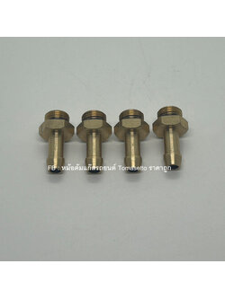 4 ชิ้น น๊อตเซิลรางหัวฉีด ขนาด 6 มิล เกลียวใหญ่ สำหรับราง Valtek