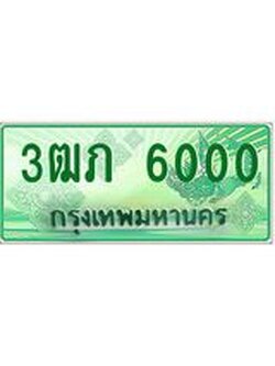 2.ทะเบียนรถกระบะ 3ฒภ 6000 เลขประมูล ทะเบียนสวย