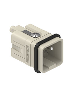 ILME รุ่น CQM 05 male Insert heavy duty connector 5Pole 16A 230V / 400V size 21.21