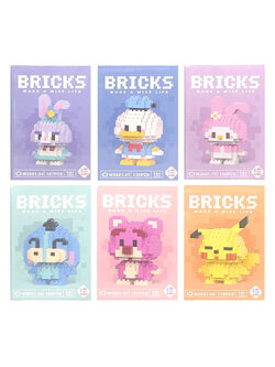 Block W2601 Bricks Building Disney Duffy Sanrio ชุดตัวต่อจิ๋ว บล๊อคจิ๋ว การ์ตูนดิสนีย์ ดัฟฟี่ ซานริโอ