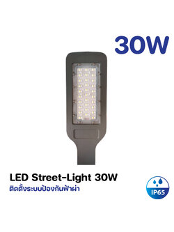 โคมไฟถนน LED 30W Model. GT-STYZ-30W-W