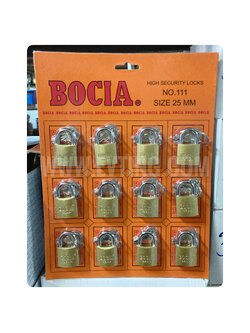 กุญแจทองสปริง No.111-25mm