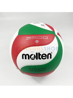 (ของแท้ 100%) ลูกวอลเลย์ Molten V5M3500 ลูกวอลเลย์บอล size 5 หนัง PU กันน้ำ วอลเลย์บอล เหมาะกับสนามกันแจ้ง