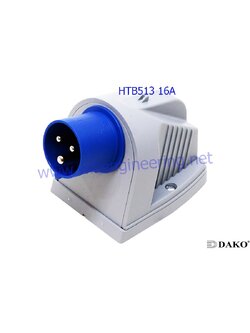 htb 513 พาวเวอร์ปลั๊ก 2p+e 16a 230v ip44 6h