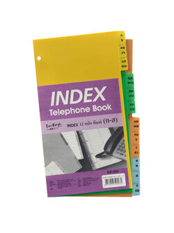 DX-803 พลาสติก12หยักพิมพ์ ก-ฮ