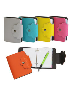 สมุดเขียนบันทึก 2ห่วง ปกหนังเทียม Handy Note DV-362