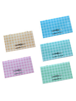 สมุดเงินออมแคชบุ๊ค ปกลายสก็อตเล็ก