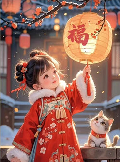 girl-1029 *พร้อมส่ง* ชุดปักครอสติช ลายสาวน้อยกับน้องแมว (ปักเต็มผืนผ้า ไม่มีเดินเส้น ผ้า9CT พิมพ์ลาย ปัก 4 เส้นเล็ก) ขนาด 65*80 ซม.ผ้าครอสติช 9CTพิมพ์ลายปักบนผ้า ไหมคอตตอน 57 สี ผังลาย เข็ม