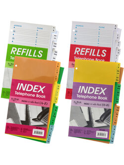 ชุดเติมสมุดโทรศัพท์ ชนิด 4 ห่วง