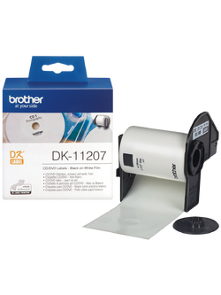 ป้ายสติ๊กเกอร์พิมพ์อักษร BROTHER DK-11207 - 58mm x 58mm
