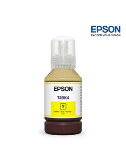 หมึก EPSON T49K4 น้ำหมึกเติมแบบขวด 140ml. สีเหลือง - สำหรับปริ้นเตอร์ EPSON SC-T3130X