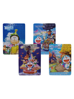 Jigsaw Puzzle ขนาด M Doraemon ตัวต่อจิ๊กซอว์โดราเอมอนพร้อมถาดรอง ของเล่นเสริมการเรียนรู้ Wanna MagicLand6
