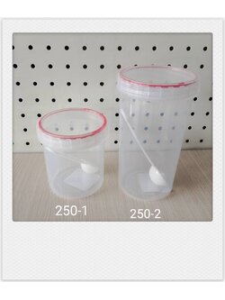 กระปุกฝาซีล 250-1 ใส.350ml.