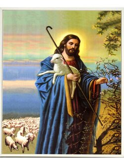 tep-2098 *สินค้าหมด* ชุดภาพติดคริสตัลกลม ลายพระเยซูคริสต์ (งานติดเต็มภาพ) ขนาด 35*42 ซม.คริสตัลกลม 34 สี อุปกรณ์ครบชุด