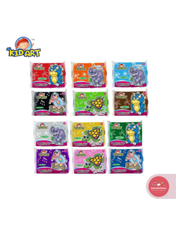 ดินน้ำมันไร้สาร Non-toxic clay คิดท์อาร์ต Kidart รุ่น T100KA ขนาด 100 กรัม จำนวน 1 ก้อน