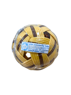 (ของแท้100%) ตระกร้อนิยมไทย-Niyomthai ตระกร้อเดี่ยว ผลิตจากพลาสติกใยสังเคราะห์มาตรฐาน สีน้ำตาล