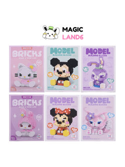 Block NanoBlock Characters Model Creative Building Disney Duffy Sanrio Variant ชุดตัวต่อจิ๋ว บล๊อคจิ๋ว ตัวการ์ตูนดิสนีย์ ดัฟฟี่ ซานริโอ ของเล่นเด็ก