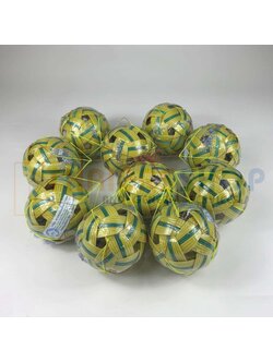 (ของแท้100%) ตระกร้อนิยมไทย-Niyomthai ตระกร้อพวง10ลูก ผลิตจากพลาสติกใยสังเคราะห์มาตรฐาน