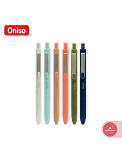 ปากกาเจล Gel Ink Pen โอนิโซ Oniso สีน้ำเงิน หัว 0.5 มม. รุ่น ONI-9112 จำนวน 1 ด้าม