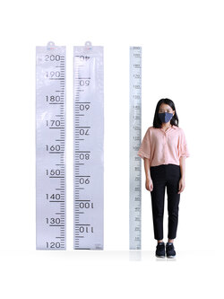 Height Measurement Charts 0-200 cm. White Color