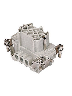 ILME รุ่น CNEF 06 T Female Insert heavy duty connector 6P 16A 500V size 47.27