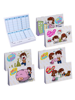 สมุดเงินออมแคชบุ๊ค ปกลายบีมายเลิฟ