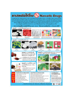 โปสเตอร์ความรู้ ยาเสพติดให้โทษ No.482