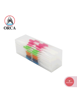 ลิ้นแฟ้มพลาสติก Plastic Fasteners ออร์ก้า Orca รุ่น FTN-1 จำนวน 50 ชุด/กล่อง