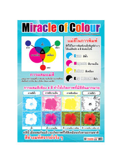 โปสเตอร์ความรู้ แม่สีในการพิมพ์