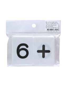 Number 0-9 and Mathematics Symbol Flashcards