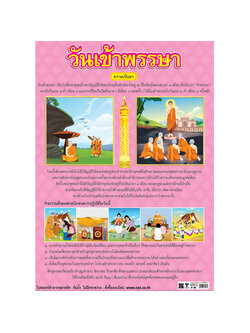 โปสเตอร์ความรู้ วันเข้าพรรษา No.484