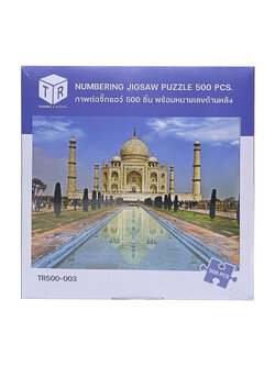 Jigsaw Puzzle ตัวต่อจิ๊กซอว์ 500 ชิ้น TR500-003 Architecture สิ่งก่อสร้าง Taj Maha India รูปทัชมาฮาล ประเทศอินเดีย สิ่งมหัศจรรย์ของโลก MagicLand6