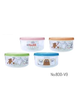 กล่องกลม No.800-V9 .1100ml.