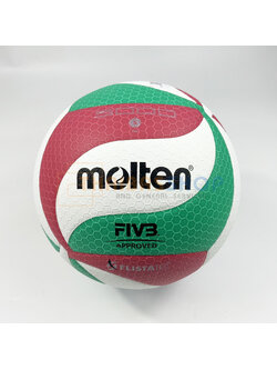 (ของแท้ 100%) ลูกวอลเลย์บอล ลูกวอลเล่ย์ Molten V5M5000 size 5 หนัง PU คุณภาพหนังนิ่มเป็นพิเศษ ใช้แข่งขันเกมส์นานาชาติ