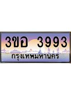 3.ทะเบียนรถ 3993 เลขประมูล ทะเบียนสวย 3ขอ 3993 จากกรมขนส่ง